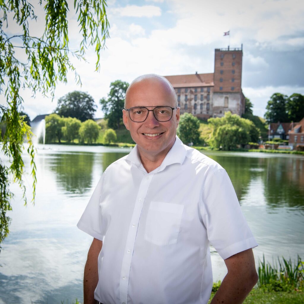 Jørn Pedersen ved Slotssøen i Kolding